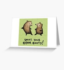 Bear Booty Dance Greeting Card