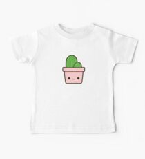 Kaktus im niedlichen Topf Baby T-Shirt
