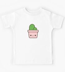 Cactus in cute pot Kids Tee