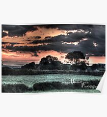 HDR Country landscape Poster
