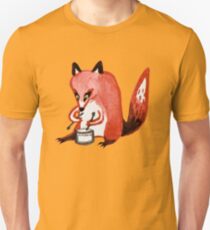 Drumming Fox Unisex T-Shirt