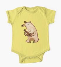 Ukulele Bear One Piece - Short Sleeve