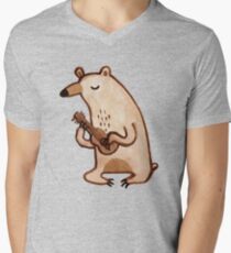 Ukulele Bear Men's V-Neck T-Shirt