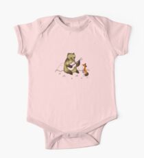 Bär und Fuchs Baby Body Kurzarm