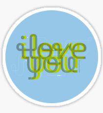 I love Y Sticker