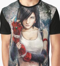 Tifa Lockhart FF7 Portrait Graphic T-Shirt