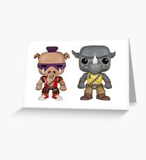 Bebop Rocksteady KIDS Greeting Card