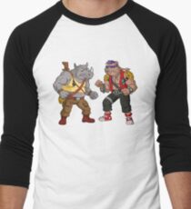 Bebop Rocksteady - Funny big print Men's Baseball ¾ T-Shirt