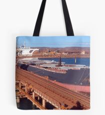 Pilbara Red & Blue Tote Bag