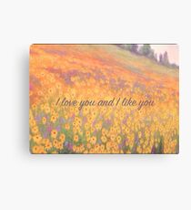 Wildflower Mural Canvas Print
