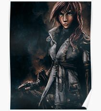 Lightning from Final Fantasy 13 Painting Poster