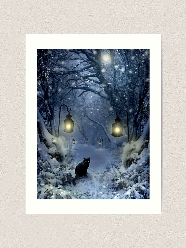 Alternate view of Winter Twilight Art Print