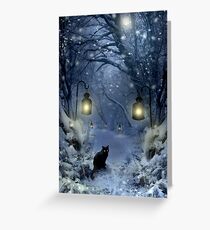 Winter Twilight Greeting Card