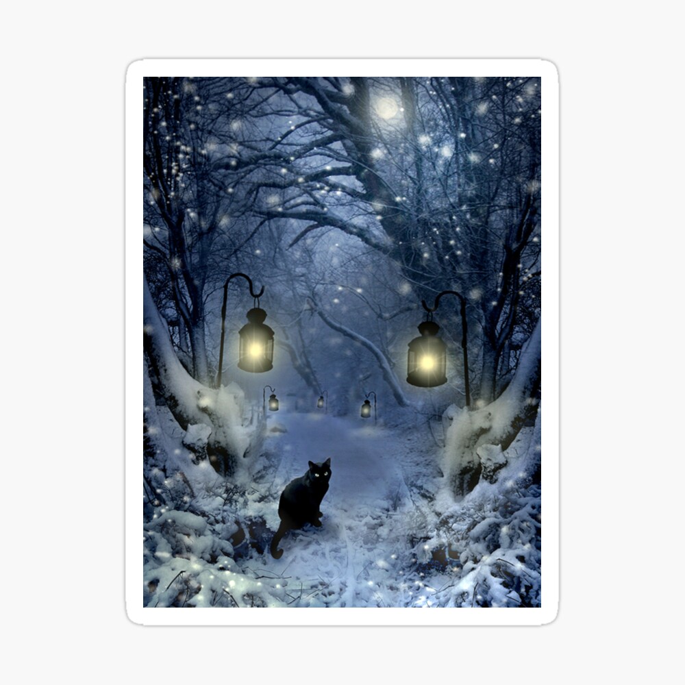 Winter Twilight Sticker