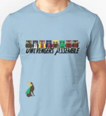 Owlvengers Assemble Unisex T-Shirt