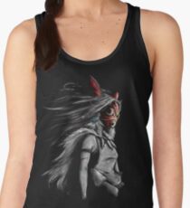 Mononoke Wolf Anime Tra Digital Painting Women's Tank Top