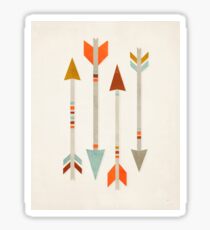 Pegatina Cuatro flechas
