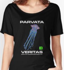 Parvata - Veritas Merch (Ribbon Jellyfish Flower of Life 11) Women's Relaxed Fit T-Shirt