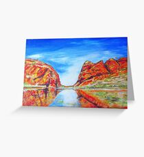 Glen Helen Gorge N.T. Greeting Card