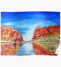 Glen Helen Gorge N.T. Poster