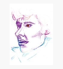 Sherlock Drawing Photographic Print