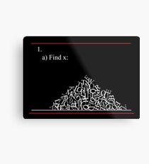 Math problem Metal Print