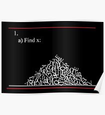 Math problem Poster
