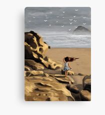Rocky Beach Canvas Print