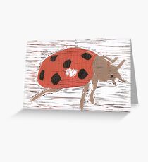 Ladybird Greeting Card