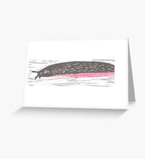 Slug Greeting Card