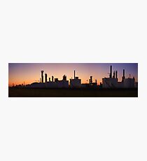 Refinery panorama view Photographic Print