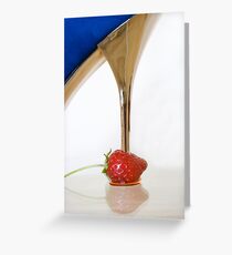 The sweet scent of submission Greeting Card