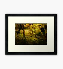 Pedestrians On the Move No.5 Framed Print