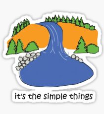 Simple Things - Waterfall Sticker