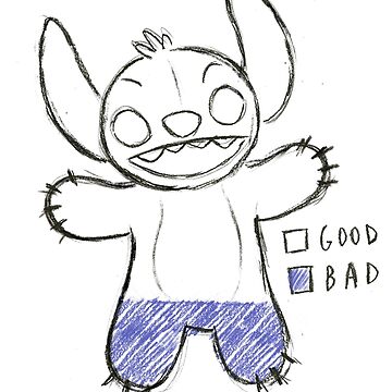 How to Draw Stitch (Full Body)