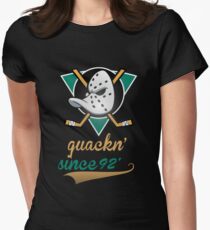 Mighty Ducks Women's Fitted T-Shirt