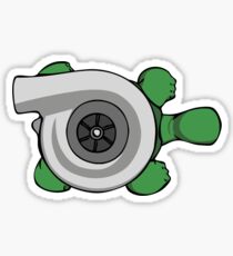 Turbo Turtle Sticker