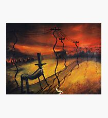 marketing demon arrives Photographic Print