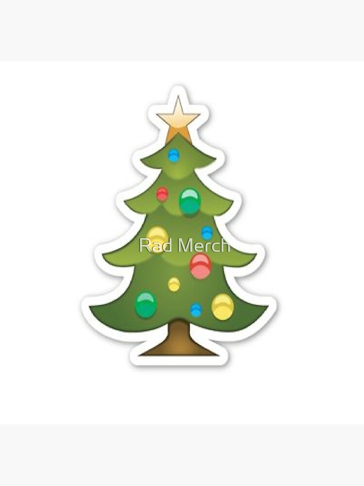 "Christmas Tree Emoji - CHRISTMAS" Art Print by BenDeano | Redbubble