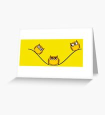King of the wire Greeting Card