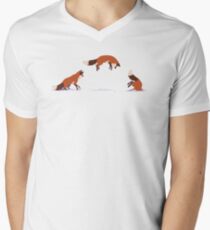 The Majestic Fox Men's V-Neck T-Shirt