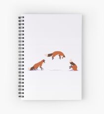 The Majestic Fox Spiral Notebook