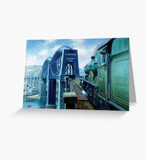 Brunel's Saltash bridge. Greeting Card