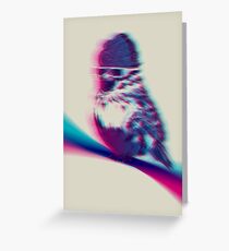 Bird Hair Day Greeting Card