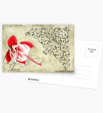 A Flower Fell on the Note He Left Postcards