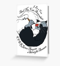I be a Cat Greeting Card