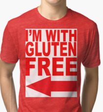I'm With Gluten Free T-Shirt Tri-blend T-Shirt