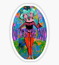 Go with the flow Sticker