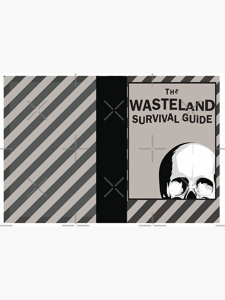 WASTELAND SURVIVAL GUIDE Hardcover Journal By MDRMDRMDR Redbubble   Flat,750x,075,f Pad,750x1000,f8f8f8.u2 