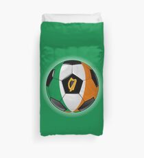 Ireland - Irish Flag - Football or Soccer Duvet Cover